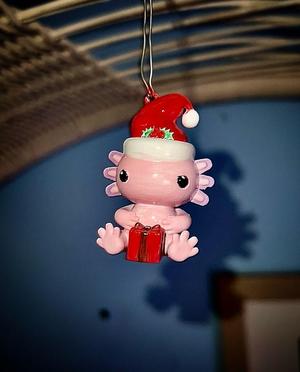 AXOLOTL CHRISTMAS ORNAMENT