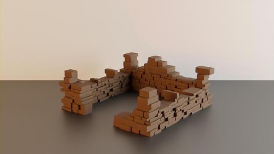 Ruined house #4 - wargaming terrain