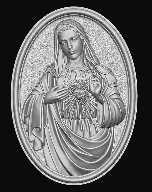 Immaculate of Mary  3D print model