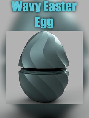 Wavy Easter Egg Container