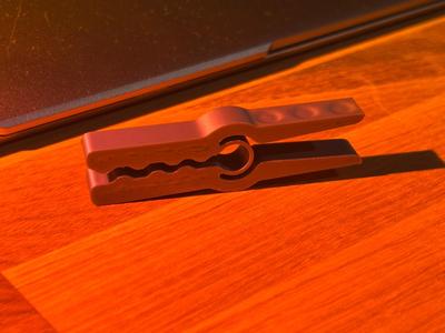 easy to print clothespin PLA ergonomic