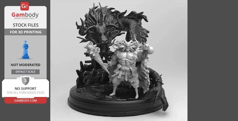 The Bull like Kaido with Dragon