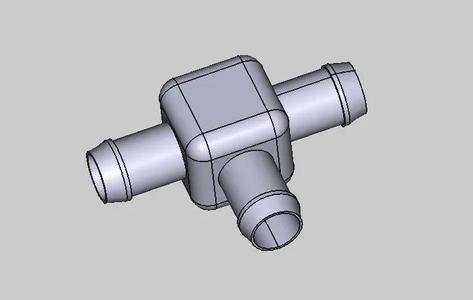 13mm T-Edge 90° for 0.5 Inch/15mm- MicroDrip-Hose   