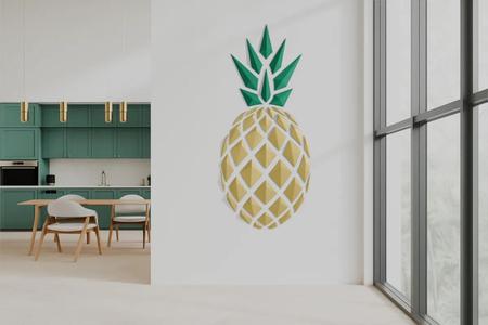 Geometric Pineapple wall art   