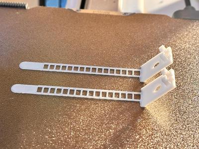 Cable Organizer for Screwing or Adhesive Mounting