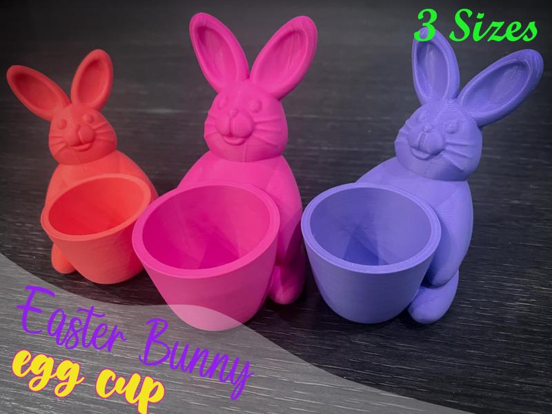 Easter bunny egg cup