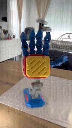Robotic Hand Stand - Inspired by Transformers (no supports)