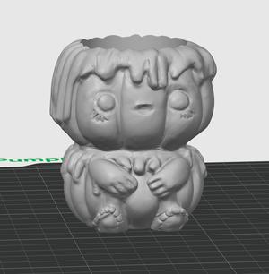 Cute Pumpkin Candle Holder - Print in Place No Supports- SEREV3d stl