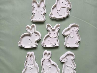 Cute Easter Bunny Rabbit Cookie Cutter Playdoh