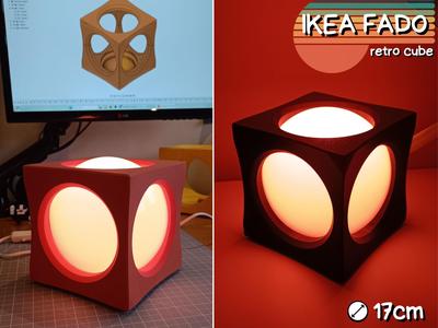 IKEA FADO retro cube (17cm)