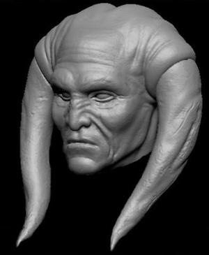 Saesee-Tiin 1:6 Scale Head Sculpt - Star Wars  - Black Series - Hottoys 1:6 Scale- Action Figure 