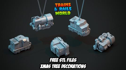 Train & Rails World - Free Xmas Tree Decorations