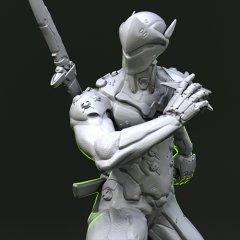Genji 3D Printing Figurine | Assembly