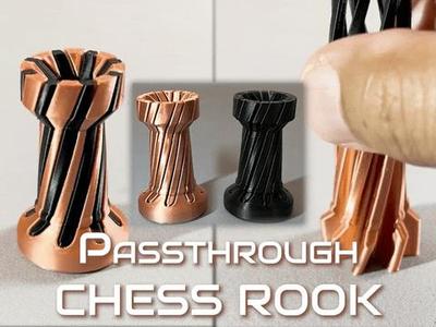 ROOK - Impossible Passthrough Chess Piece
