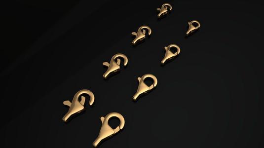Lock  chain bracelet wristband LOBSTER CLASPS