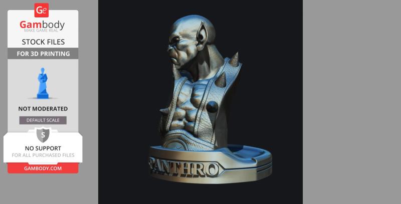 Bust Panthro Thundercats collectibles stl files