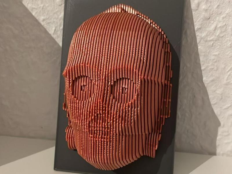 Star Wars - C-3PO layered sculpture