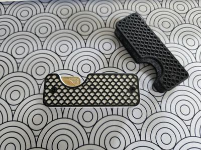 Key Holder, Seigaiha Pattern, M2 Screw