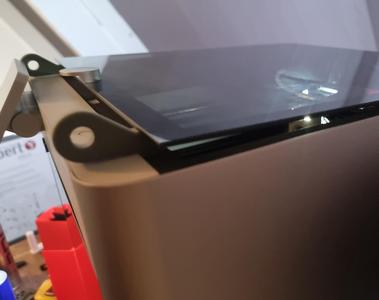 Front lid raiser Bambu lab X1, Easy to print/place/remove! (No supports needed)