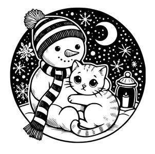 Snowman (9) coasters