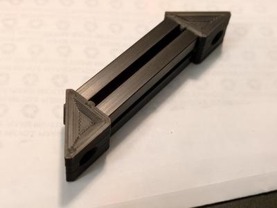 45 degree adapater for 1515 Makerbeam XL extrusions