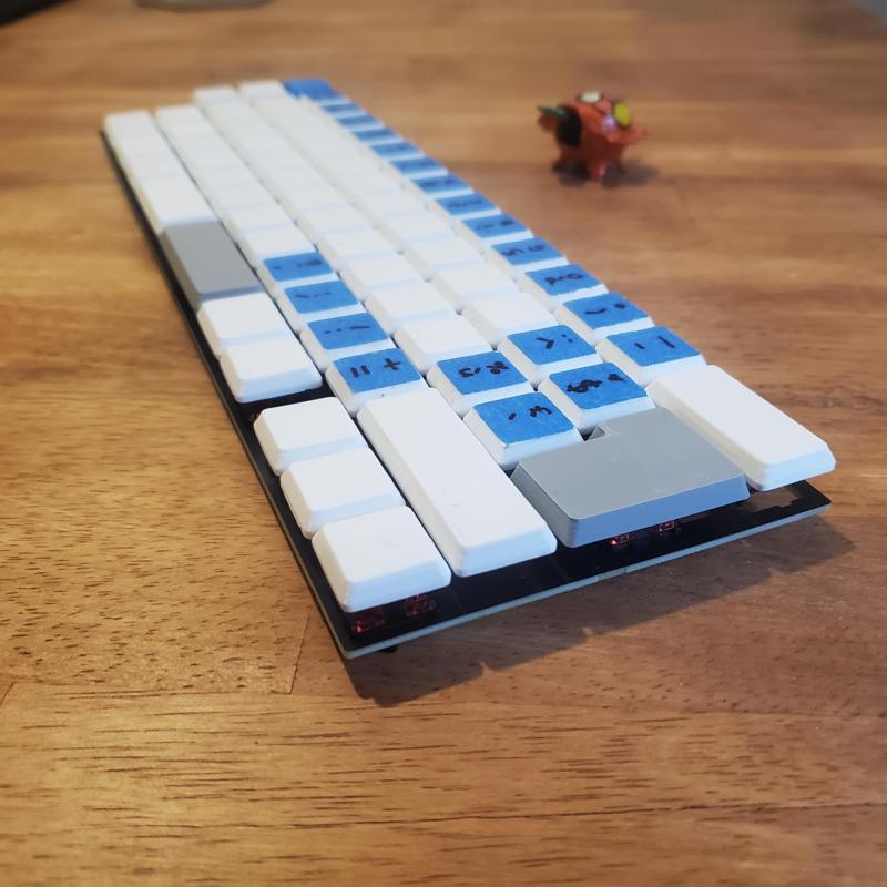 Low Profile MX Keycaps V2 (with iso-enter)