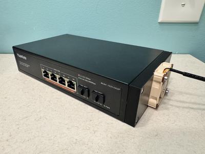YaunLey 2.5 Gigabit POE Switch 40mm Fan Bracket