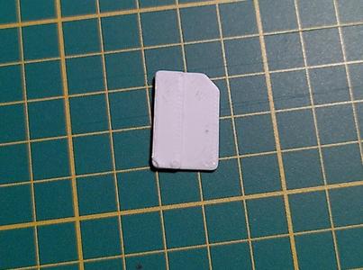 SD Card Dummy/dust cover, full/half size