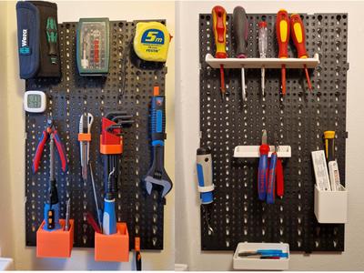 Pegboard holders set (Parkside/lidl)