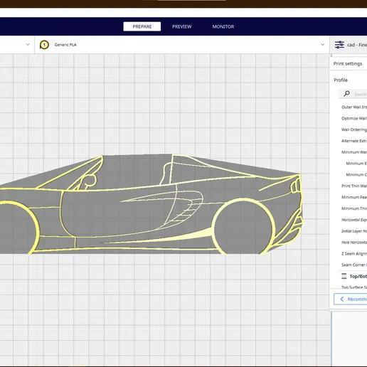 Lotus Elise 2004 lineart