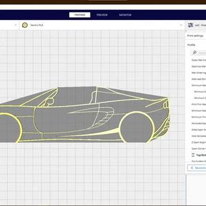 Lotus Elise 2004 lineart