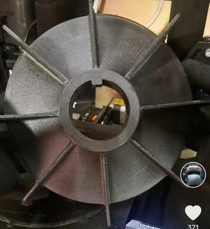 Electric motor fan 58x220mm