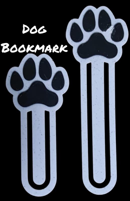 Dog bookmark