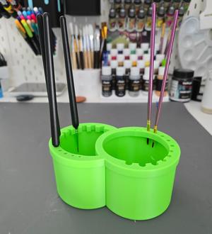 Brush Holder Brush Cleaner Single and Double