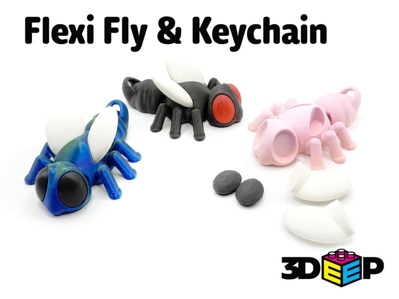 Flexi Fly & Keychain - No Supports