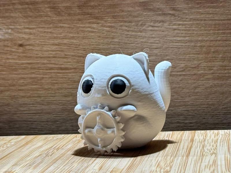 GearCat - A Lucky Cat with a Mechanical Twist