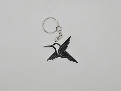 Geometric Colibri/Violetear Keychain