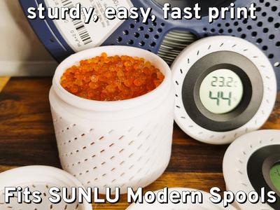 SUNLU spool silica gel bin, sturdy easy print