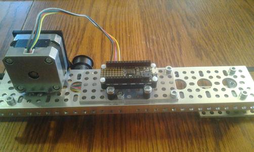 Adafruit Feather to Servocity goBilda mount adapter
