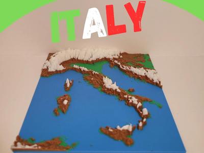 Italy in relief