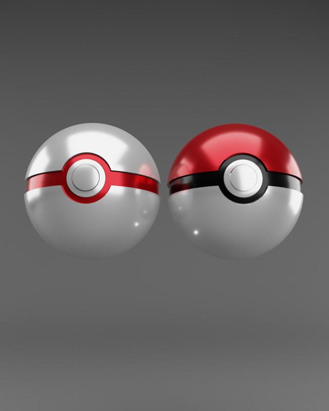 Opening Pokeball / Premier Ball - Fan Art