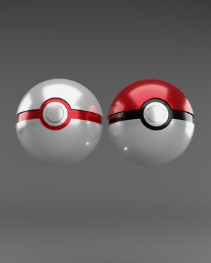 Opening Pokeball / Premier Ball - Fan Art