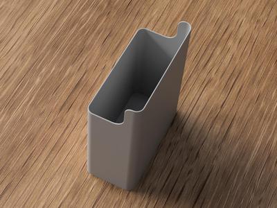 Purge Bucket - Poop Chute - Simple - X1C P1S P1P
