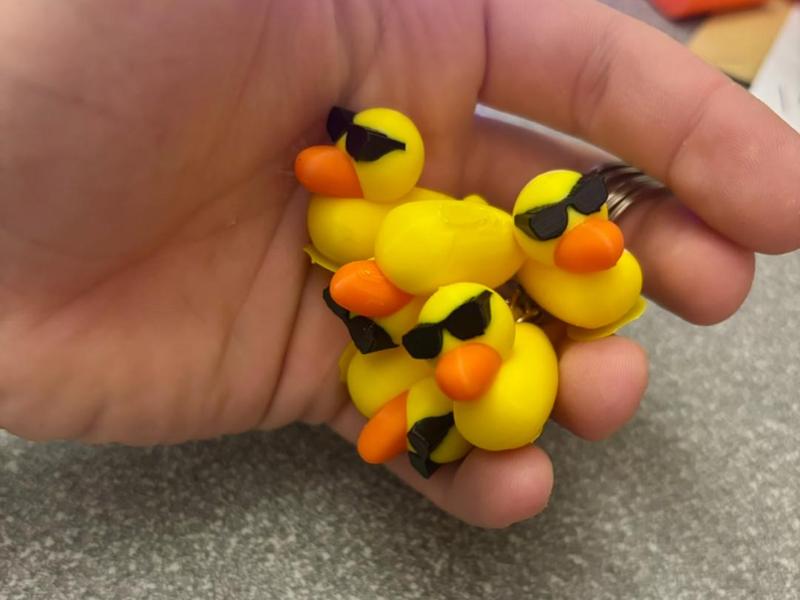 Boss Duck Keychain