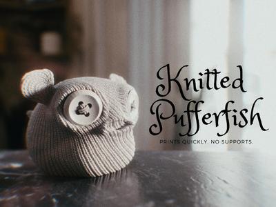 Knitted Pufferfish