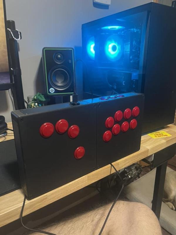 Hitbox style arcade stick