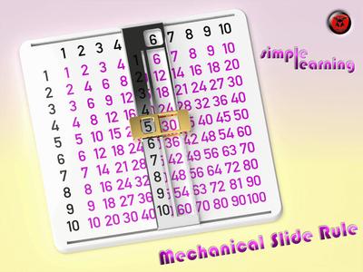 Mechanical Slide Rule - simple learning