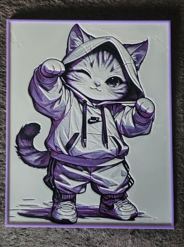 Cat Cute Nike - HueForge