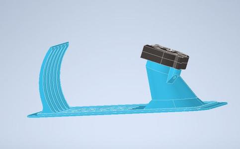 Qidi Plus 4 Rear Cover for 5015 fan