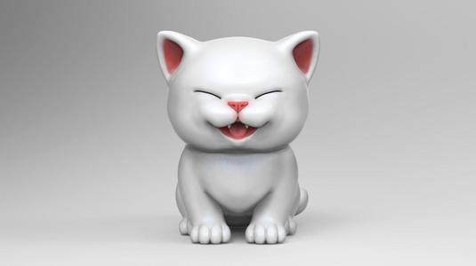 Cute Kitten V2 STL